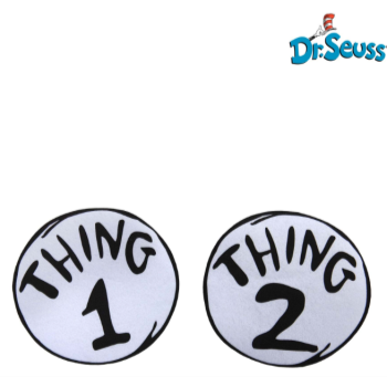 Image de THING 1 & 2 LARGE PATCHES SET