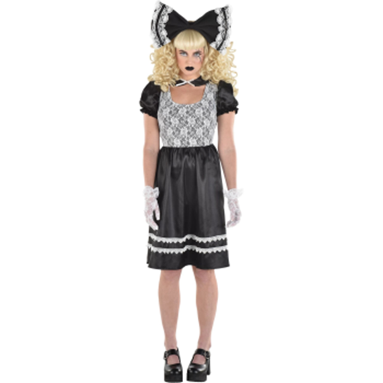 Image sur DARK CREEPY DOLL DRESS - ADULT SMALL/MEDIUM