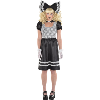 Picture of DARK CREEPY DOLL DRESS - ADULT LARGE/XLARGE