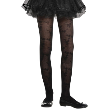 Picture of HOSIERY - BLACK LACE TIGHTS - KIDS SMALL/MEDIUM