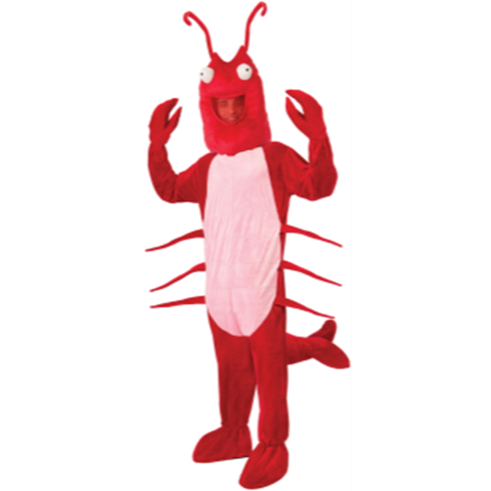 Image sur PLUSH LOBSTER MASCOT - ADULT STANDARD