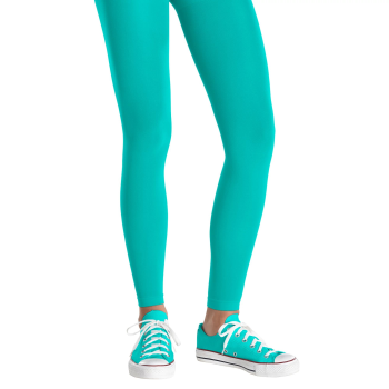 Image de HOSIERY - TURQUOISE FOOTLESS TIGHTS 