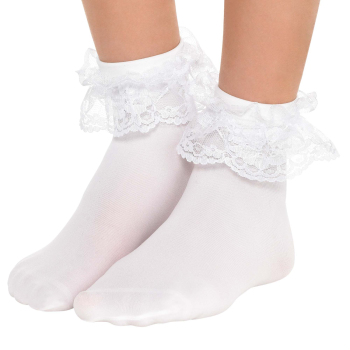 Image de HOSIERY - WHITE LACE ANKLETS - KIDS