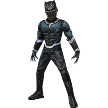 Picture of BLACK PANTHER MUSCLE COSTUME - KIDS SMALL