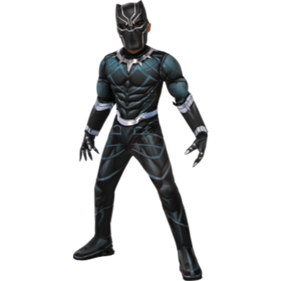 Picture of BLACK PANTHER MUSCLE COSTUME - KIDS SMALL