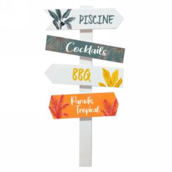 Image de DECOR - WALL DECOR - PARADIS TROPICAL