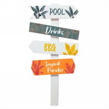 Image de DECOR - WALL DECOR - TROPICAL PARADISE
