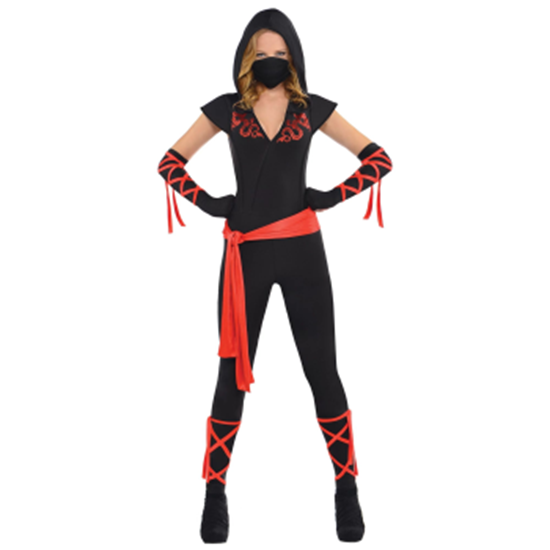 Picture of DRAGON FIGHTER NINJA COSTUME - ADULT LARGE