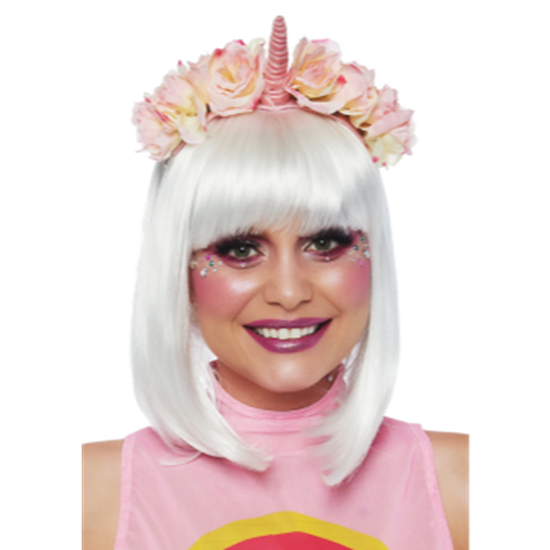 Image sur UNICORN - PASTEL VELVET FLOWER HEADBAND