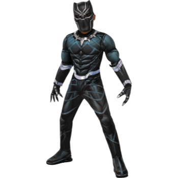 Picture of BLACK PANTHER MUSCLE COSTUME - KIDS LARGE