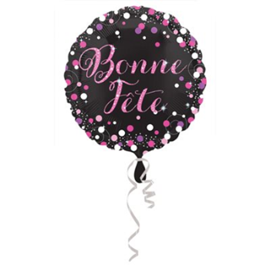 Image sur BONNE FÊTE PINK SPARKLE - 18" FOIL