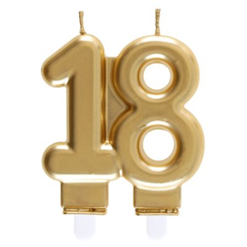 Image de 18TH CANDLE - GOLD