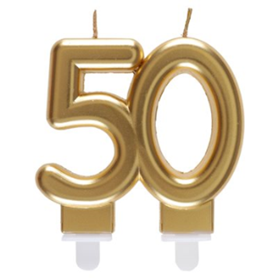 Picture of 50TH CANDLE - GOLD