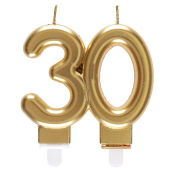 Picture of 30TH CANDLE - GOLD