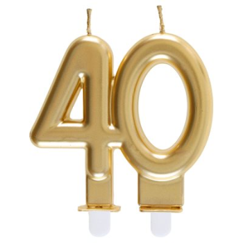 Picture of 40TH CANDLE - GOLD