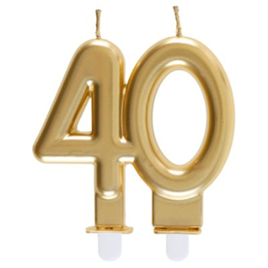 Image sur 40TH CANDLE - GOLD