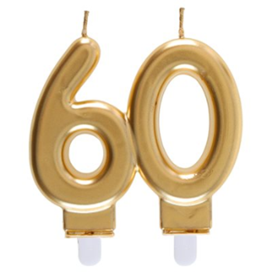 Picture of 60TH CANDLE - GOLD