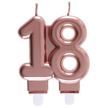 Image de 18TH CANDLE - ROSE GOLD