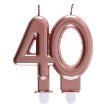 Image de 40TH CANDLE - ROSE GOLD