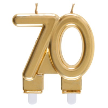 Picture of 70TH CANDLE - GOLD