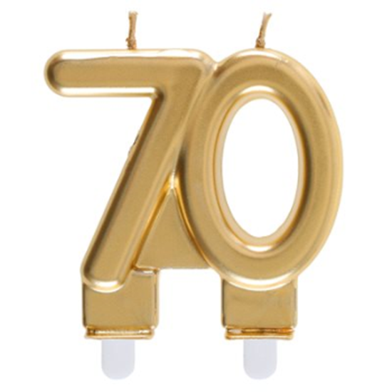 Image sur 70TH CANDLE - GOLD