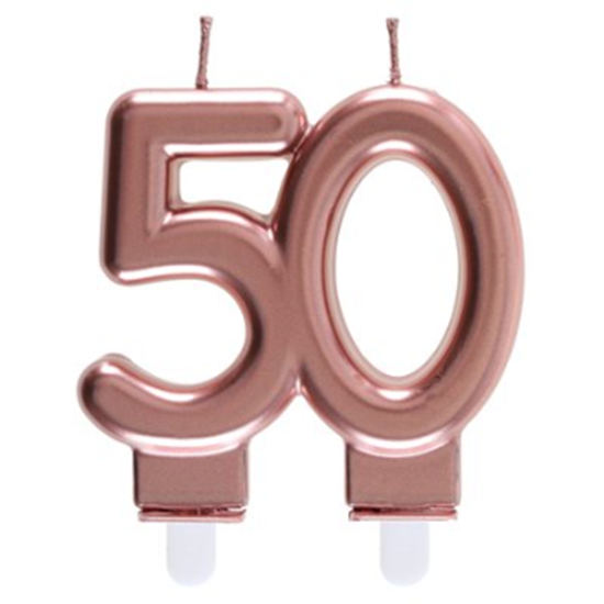 Image sur 50TH CANDLE - ROSE GOLD