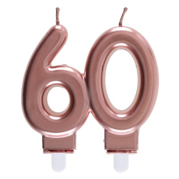 Image de 60TH CANDLE - ROSE GOLD