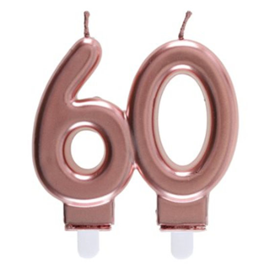 Image sur 60TH CANDLE - ROSE GOLD