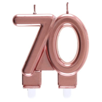 Image de 70TH CANDLE - ROSE GOLD