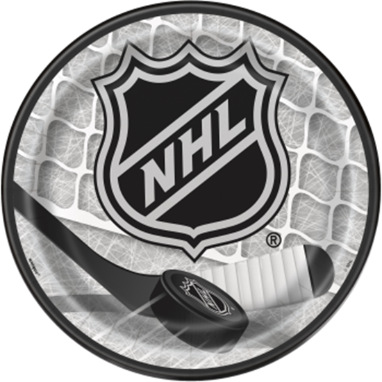 Image sur NHL - 7"  ROUND PLATES