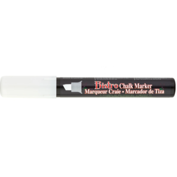 Image de BISTRO CHALK  MARKER CHISEL TIP - WHITE 