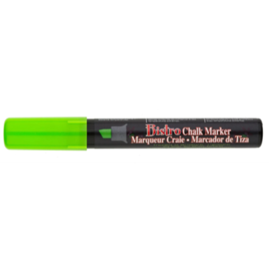 Image sur BISTRO CHALK  MARKER CHISEL TIP - FLUORESCENT GREEN