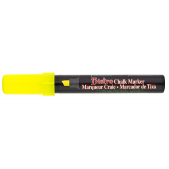 Picture of BISTRO CHALK  MARKER CHISEL TIP - FLUORESCENT YELLOW