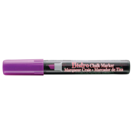 Image sur BISTRO CHALK  MARKER CHISEL TIP - FLUORESCENT VIOLET