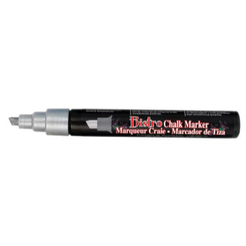 Picture of BISTRO CHALK  MARKER CHISEL TIP - METALLIC SILVER
