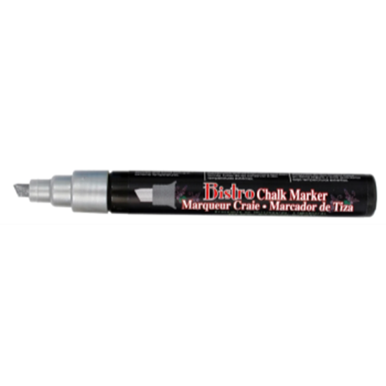 Picture of BISTRO CHALK  MARKER CHISEL TIP - METALLIC SILVER