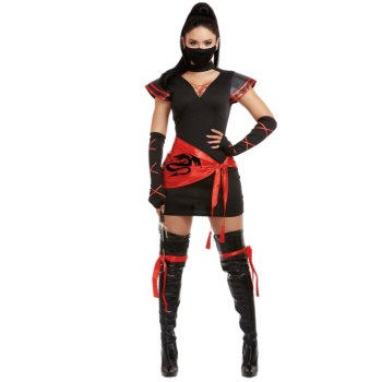 Picture of NINJA RED COSTUME - WOMEN XLARGE