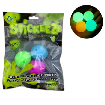 Picture of FAVOUR - STICKY OOZ BALLS GLOW IN DARK - 3/PKG