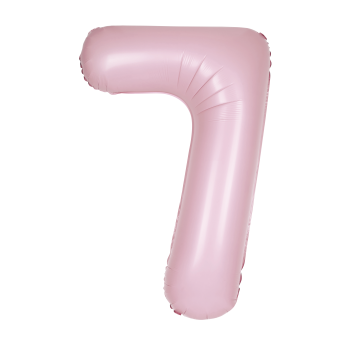 Image de 34'' NUMBER 7 SUPERSHAPE - LIGHT PINK