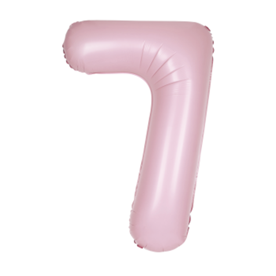 Image sur 34'' NUMBER 7 SUPERSHAPE - LIGHT PINK