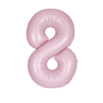 Picture of 34'' NUMBER 8 SUPERSHAPE - LIGHT PINK