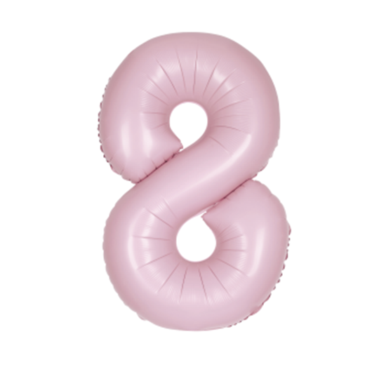 Image sur 34'' NUMBER 8 SUPERSHAPE - LIGHT PINK