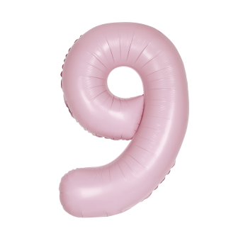 Image de 34'' NUMBER 9 SUPERSHAPE - LIGHT PINK
