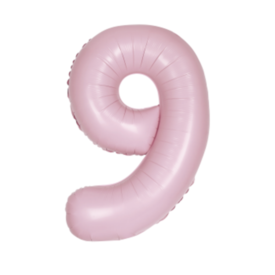 Image sur 34'' NUMBER 9 SUPERSHAPE - LIGHT PINK