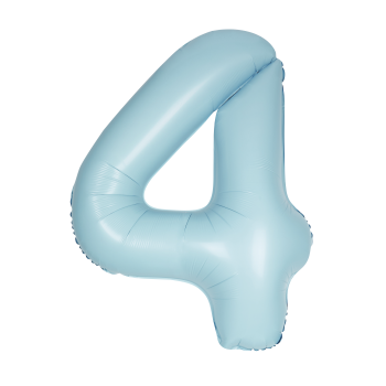 Image de 34'' NUMBER 4 SUPERSHAPE - LIGHT BLUE
