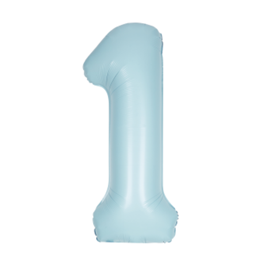 Picture of 34'' NUMBER 1 SUPERSHAPE - LIGHT BLUE