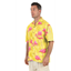 Picture of HAWAIIAN SHIRT - YELLOW FLAMINGO PRINT - LARGE