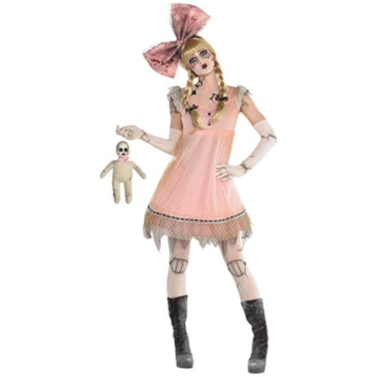 Image sur CREEPY DOLL DRESS - ADULT SMALL/MEDIUM