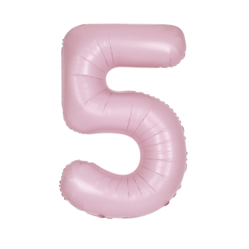 Image de 34'' NUMBER 5 SUPERSHAPE - LIGHT PINK