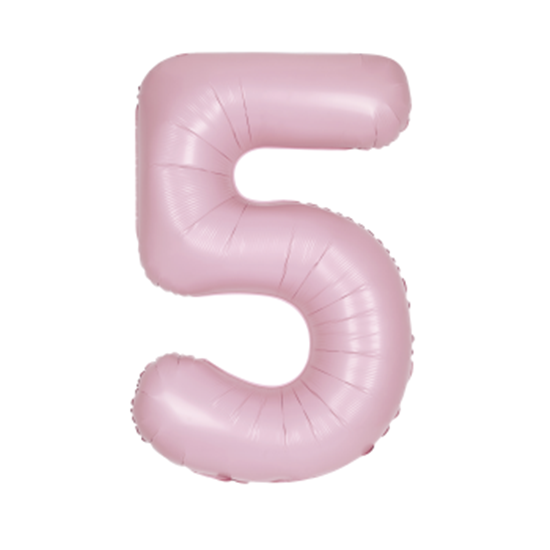 Image sur 34'' NUMBER 5 SUPERSHAPE - LIGHT PINK